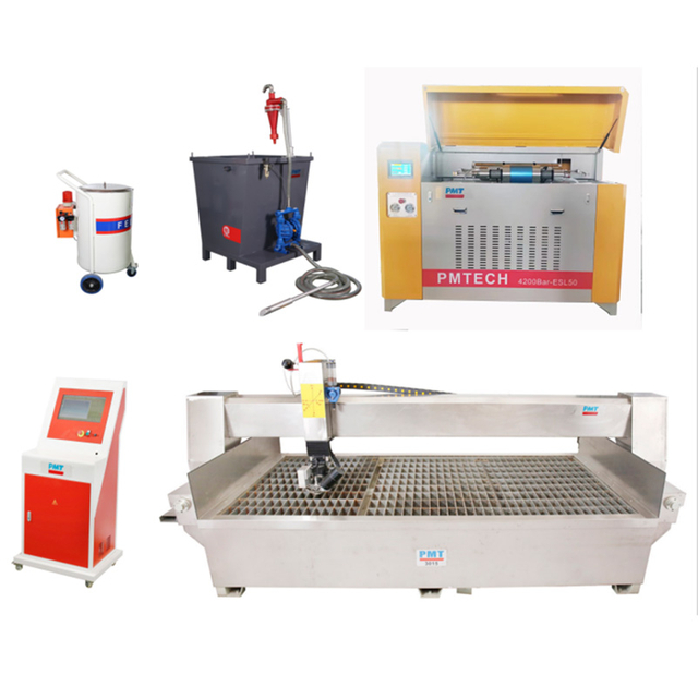 تخصيص اللون الأصفر AC 5 محور آلة قطع المياه 